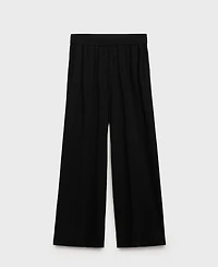 Mango Women's Fine Knit Straight Fit Pants