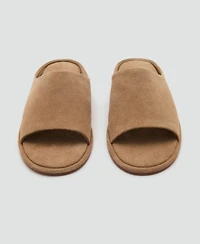 Mango Women's Suede Leather Sandals