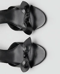 Mango Women's Bow Heel Sandals