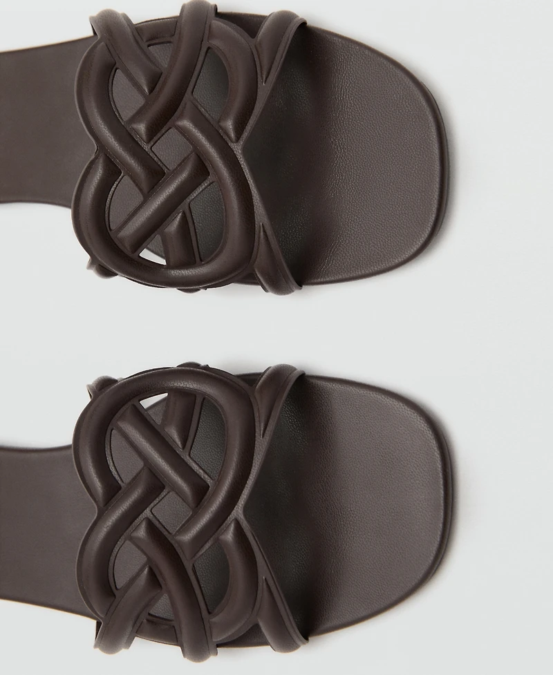 Mango Women's Cross-Strap Sandals