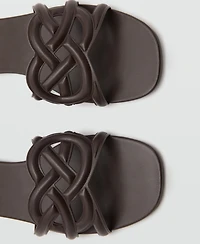 Mango Women's Cross-Strap Sandals