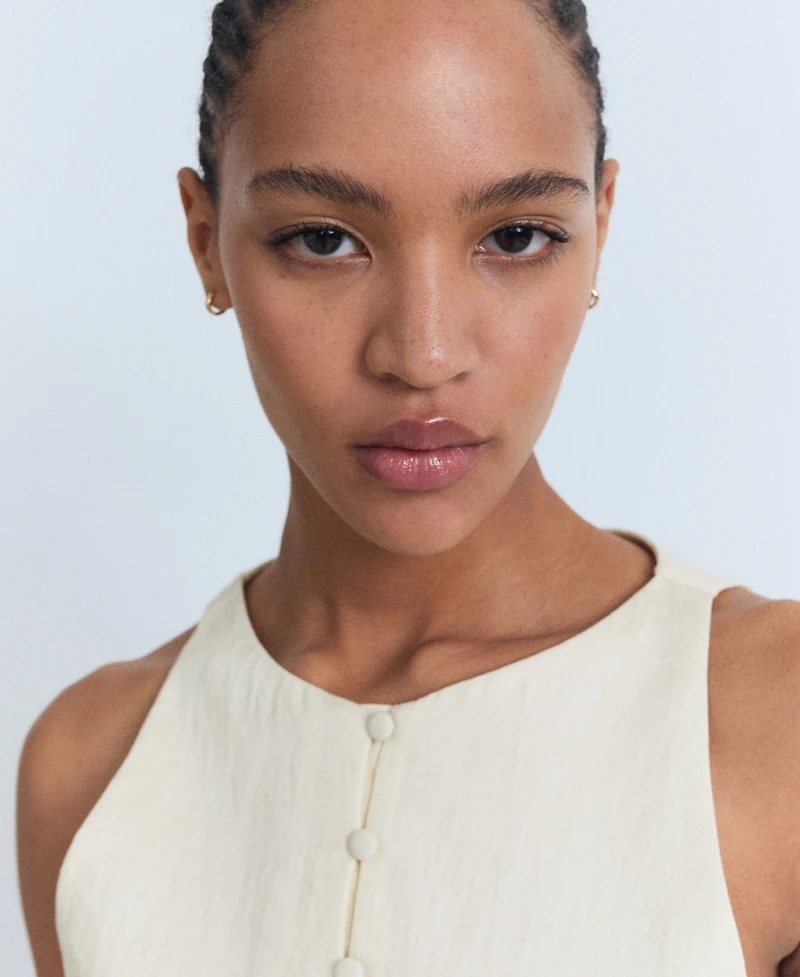 Mango Women's Back-Tie Vest