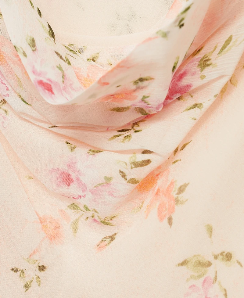 Mango Women's Draped Floral Dress