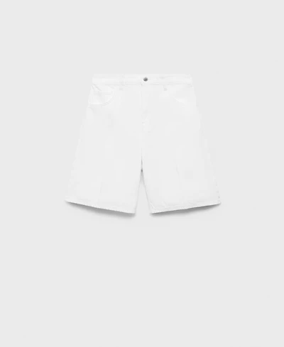Mango Women's Straight-Fit High-Waist Bermuda Shorts