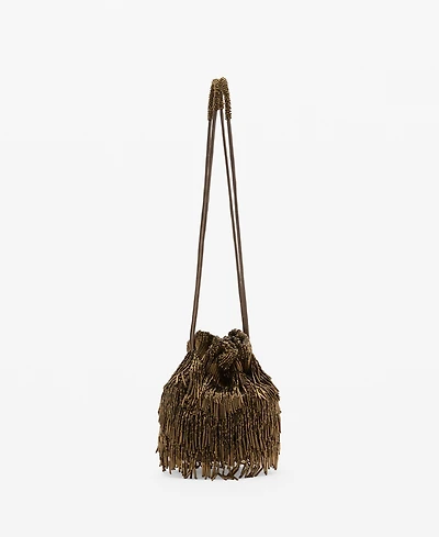 Mango Women's Beaded Handbag