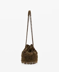 Mango Women's Beaded Handbag