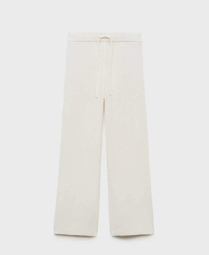 Mango Women's Straight Knitted Pants