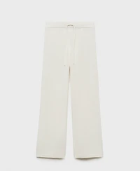 Mango Women's Straight Knitted Pants