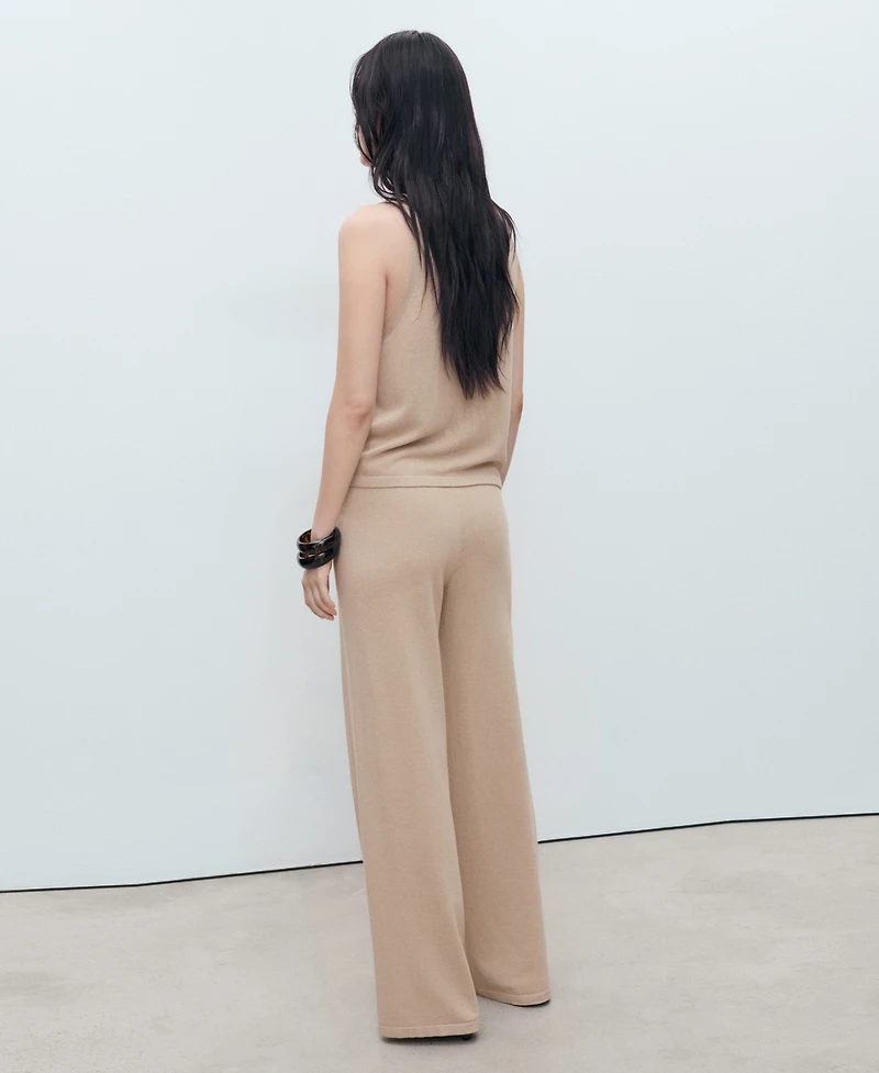 Mango Women's Straight Knitted Pants