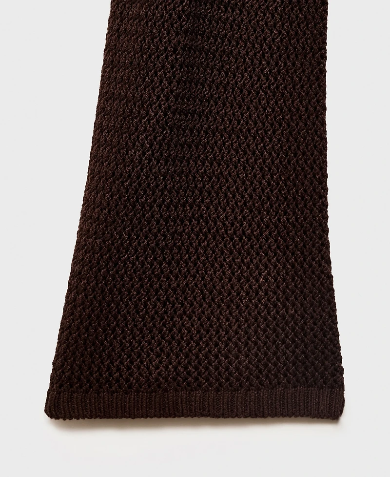 Mango Women's Open Back Crochet Dress