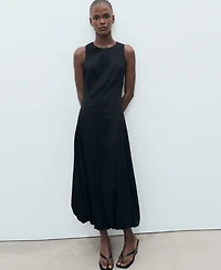 Mango Women's Balloon Effect Long Dress