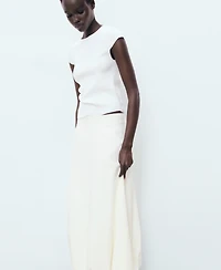 Mango Women's Long Balloon Skirt