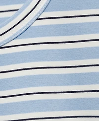 Mango Women's Knot Detail Short Striped Dress