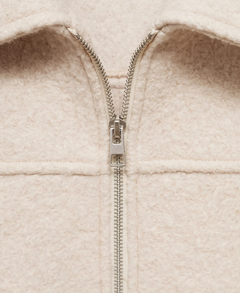 Mango Women's Pockets Wool Jacket