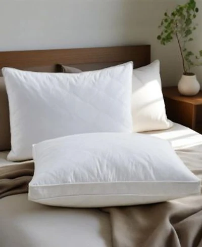 Unikome Medium Density Goose Feather Gusset 2 Pack Pillows