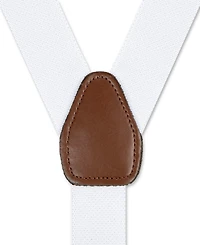 Club Room Men's Solid Clip End and Button End Convertible Suspender