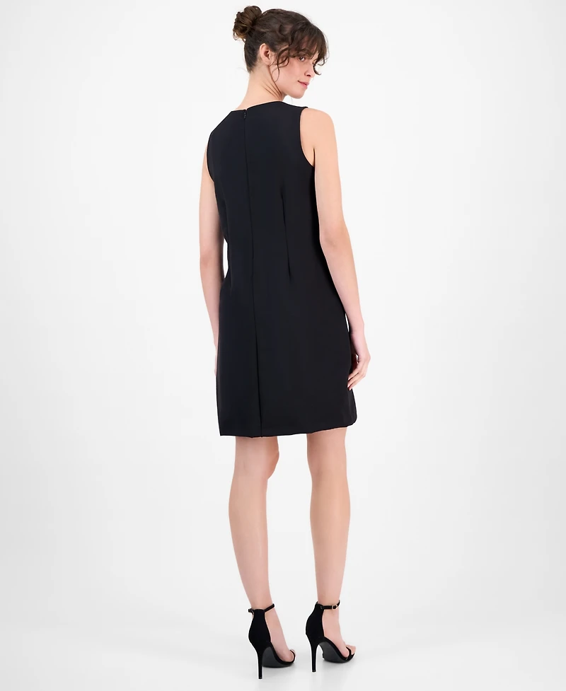Anne Klein Women's Embellished Sleeveless Shift Dress