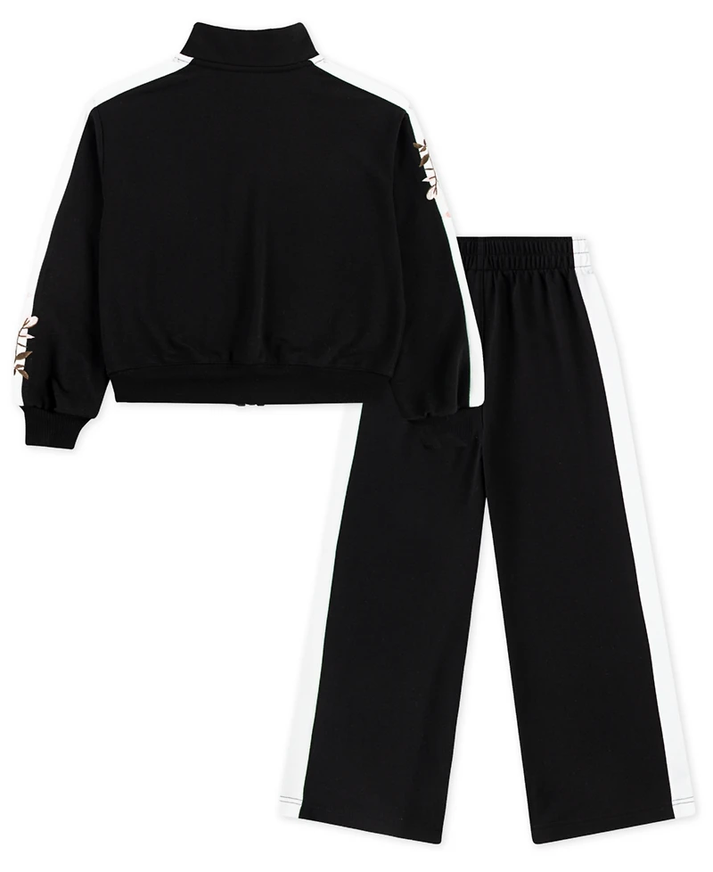 Nike Toddler and Little Girls 2-Piece Floral Track Jacket Pants Set