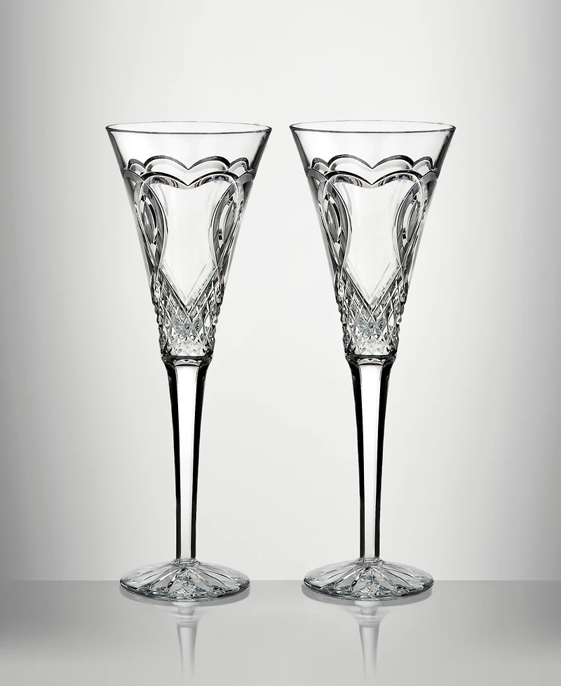 Waterford Wedding Toasting Flute 7 oz, Set of 2