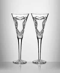 Waterford Wedding Toasting Flute 7 oz, Set of 2