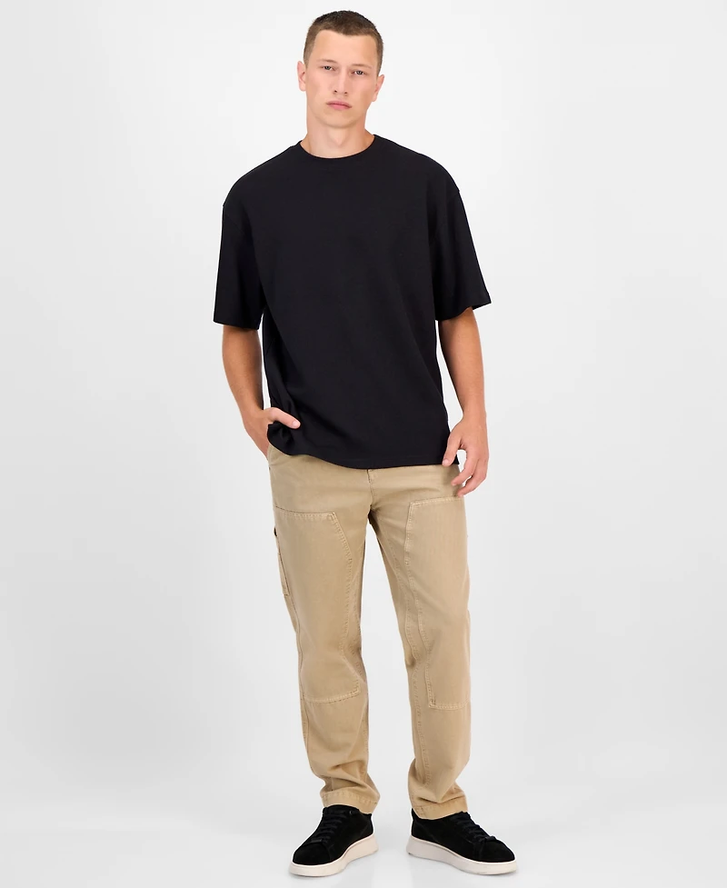 Hugo By Boss Men's Nuwaffle Cotton T-Shirt