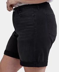 Nydj Plus Diana Relaxed Denim Shorts