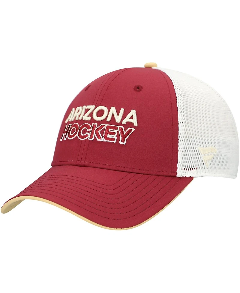 Fanatics Men's Garnet Arizona Coyotes Adjustable Hat