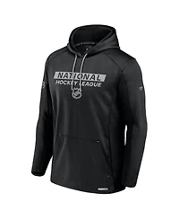 Fanatics Men's Black Nhl Pro Rink Fleece Pullover Hoodie