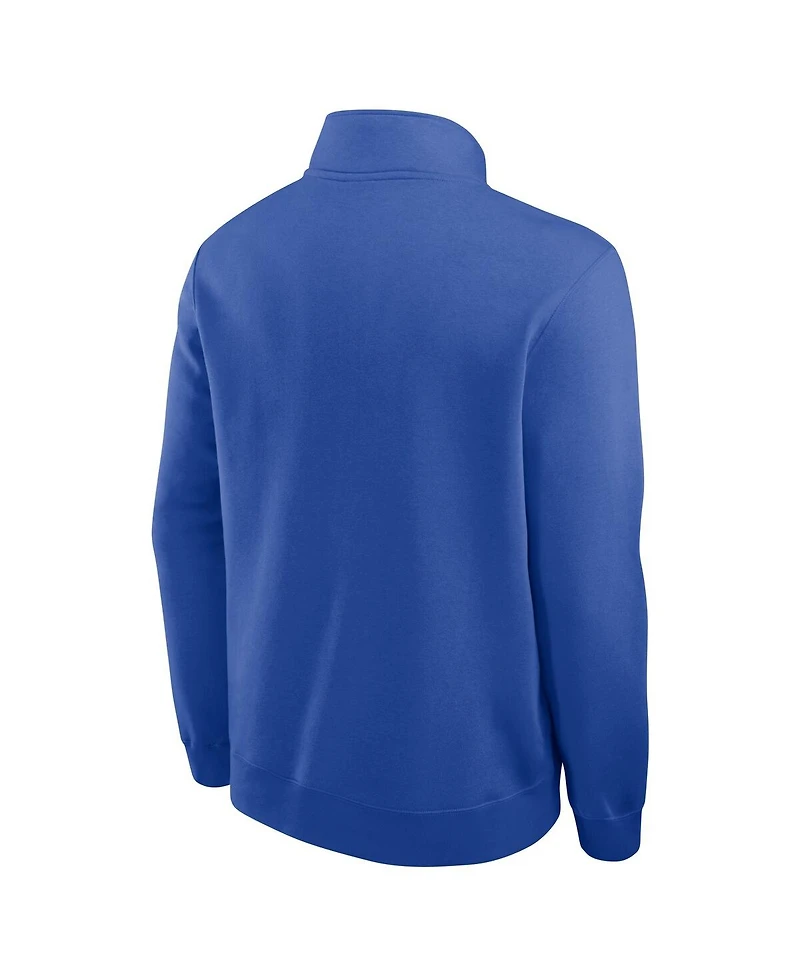 Nike Men's Royal Kentucky Wildcats Primetime Club Half-Zip Pullover Sweatshirt
