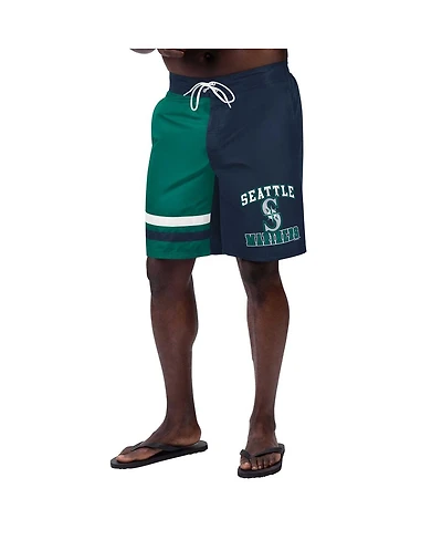 G-iii Sports by Carl Banks Men's Navy Seattle Mariners Anchor Swim Trunks