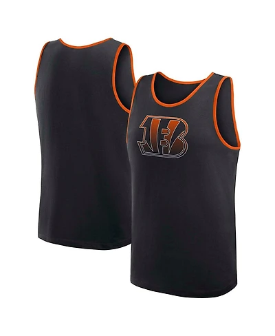 Logo Athletic Men's Black Cincinnati Bengals Unmatched Success Tank Top
