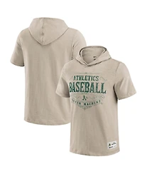 Darius Rucker Collection by Fanatics Men's Tan Oakland Athletics Hooded T-Shirt