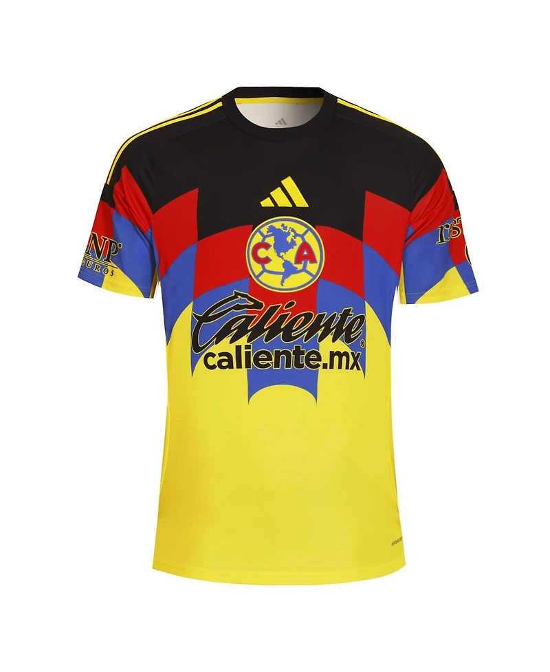 Adidas Men's Yellow Club America 2025/26 Home Replica Jersey