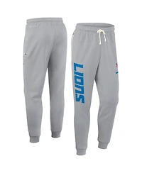 Nike Men's Gray Detroit Lions Sideline Ground Game Performance Taper Pants