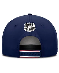 Fanatics Men's Navy Columbus Blue Jackets 2025 Nhl Draft Authentic Pro On-Stage Podium A-Frame Adjustable Hat