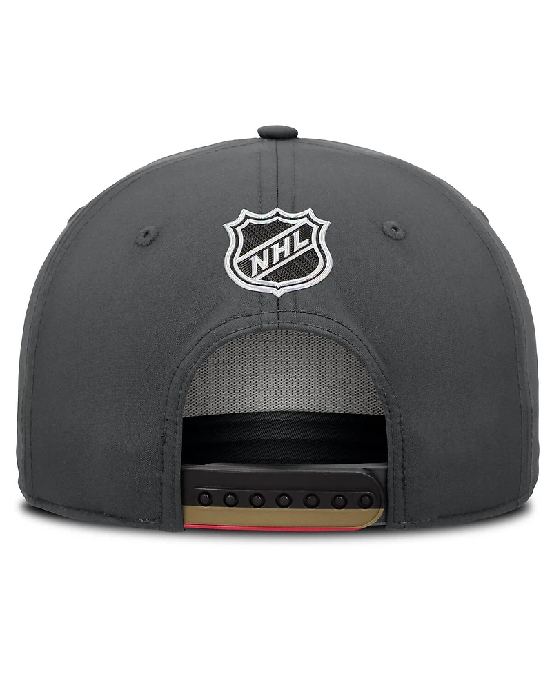 Fanatics Men's Gray Vegas Golden Knights 2025 Nhl Draft Authentic Pro On-Stage Podium A-Frame Adjustable Hat