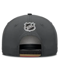 Fanatics Men's Gray Vegas Golden Knights 2025 Nhl Draft Authentic Pro On-Stage Podium A-Frame Adjustable Hat
