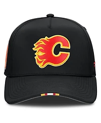 Fanatics Men's Black Calgary Flames 2025 Nhl Draft Authentic Pro On-Stage Podium A-Frame Adjustable Hat