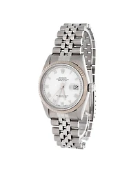 Pre-Owned Rolex Oyster Perpetual Datejust Automatic Watch in Stainless Steel and White Gold 36mm