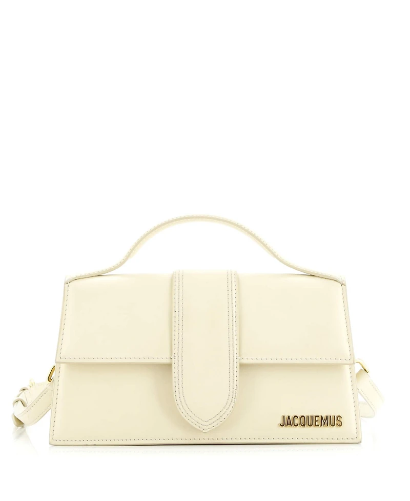 Pre-Owned Jacquemus Le Grand Bambino Flap Bag Leather
