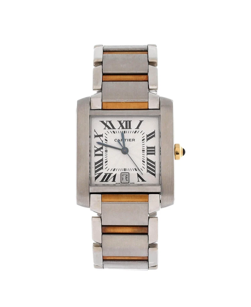 Pre-Owned Cartier Tank Francaise Automatic Watch in Stainless Steel and Gold 28mm