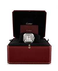Pre-Owned Cartier Santos de Cartier Automatic Watch in Stainless Steel 40mm
