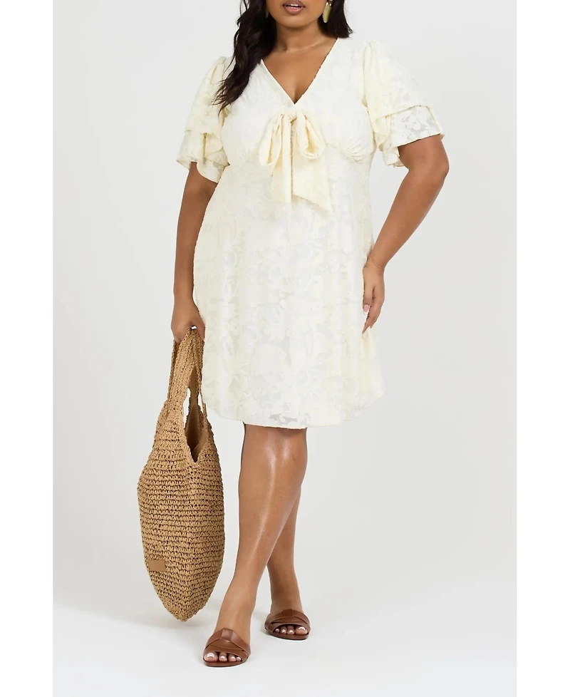 Fashion-szn Curve Women's Floral Skater Dress