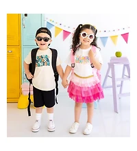 Sweet Wink Little and Big Boys Hello Kindergarten Short Sleeve T-Shirt