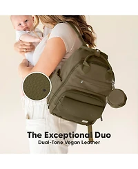 KeaBabies Play Diaper Bag Backpack Comes with Portable Changing Pad, Baby for Mom, Travel Essential