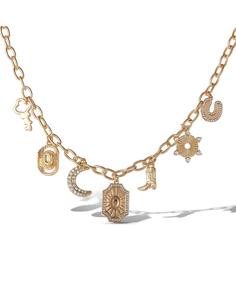 Jessica Simpson Starburst Charm Necklace