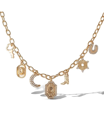 Jessica Simpson Starburst Charm Necklace