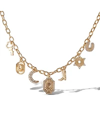 Jessica Simpson Starburst Charm Necklace