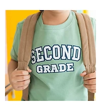 Sweet Wink Little and Big Boys Second Grade Varsity Short Sleeve T-Shirt