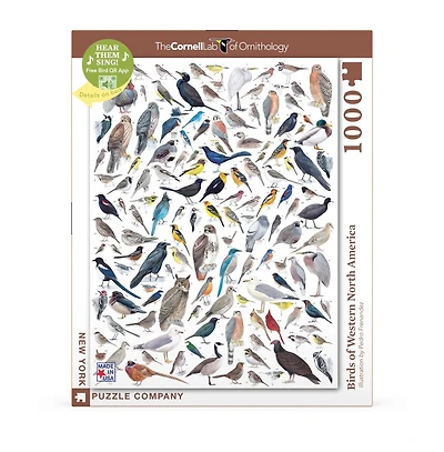 New York Puzzle Company Birds of Western North America 1000 Piece Puzzle